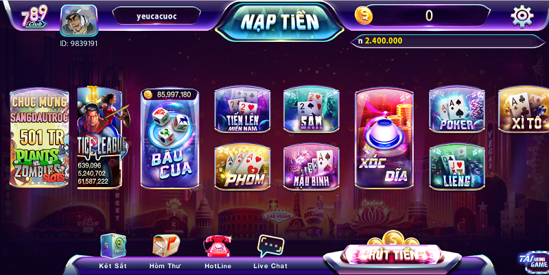 Kho game tại 789 Club